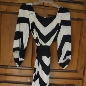 Diane von Furstenberg silk striped dvf